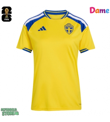 Sverige Replika Hjemmebanetrøje Dame VM 2026 Kortærmet